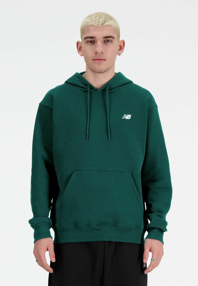 New Balance ESSENTIALS FRENCH - Felpa con cappuccio - nightwatch green