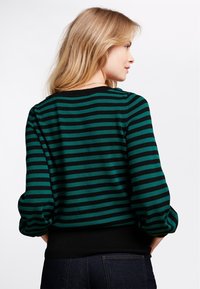 King Louie MARIE BELL LOOP STRIPE - Trui - peacock