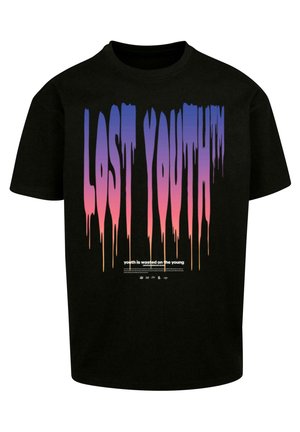 Lost Youth HEAVY TEE – ICON 3 - Apdrukāts T-krekls - black