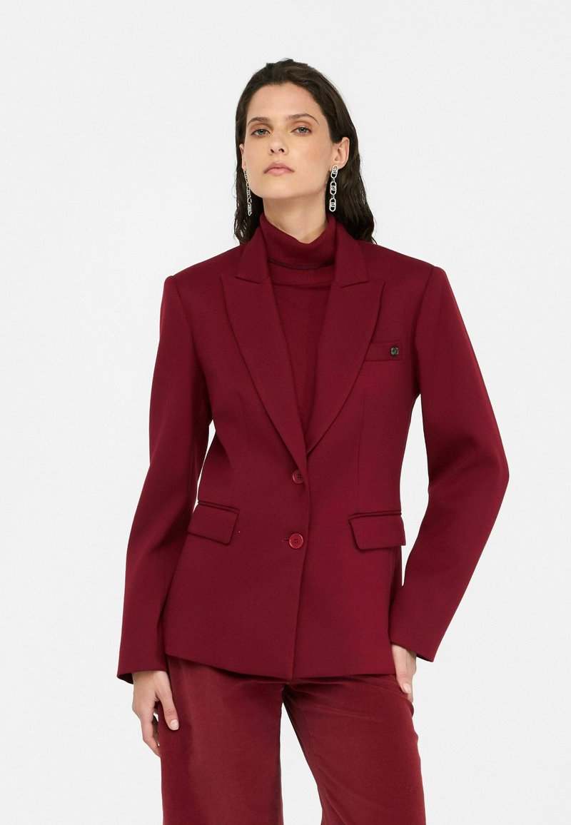 LIU JO SLIM FIT  - Blazer - bordeaux