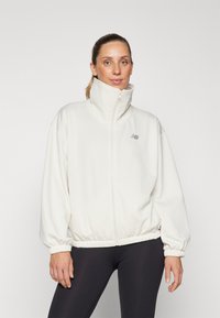 New Balance PERFORMANCE FULL ZIP - Majica s kapuljačom i patentnim zatvaračem - linen