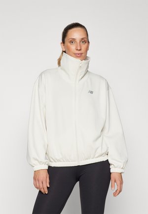 PERFORMANCE FULL ZIP - Športna jopa s kapuco na zadrgo - linen