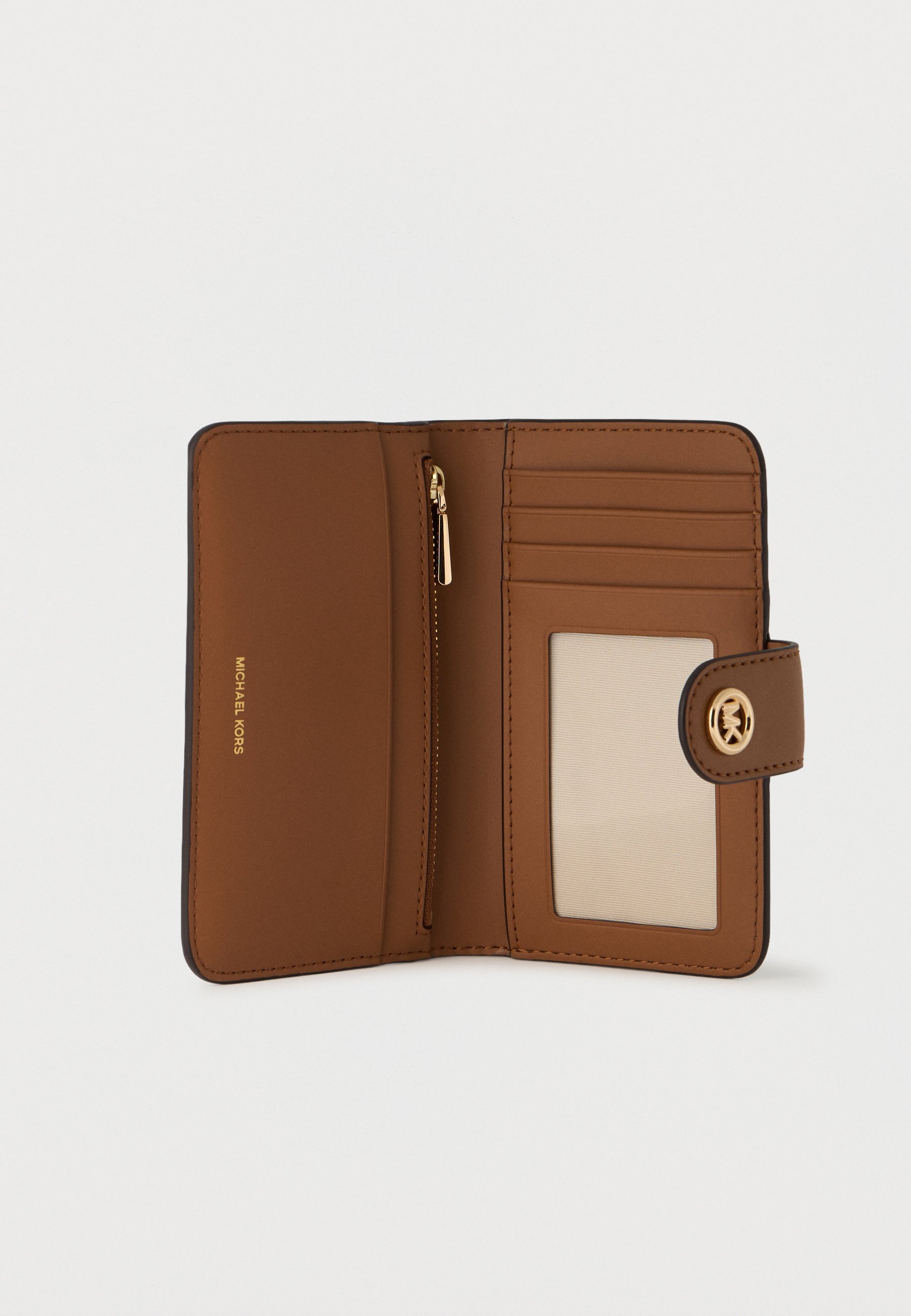 MICHAEL Michael Kors POP CHARM TAB BIFOLD WALLET - Wallet - brown
