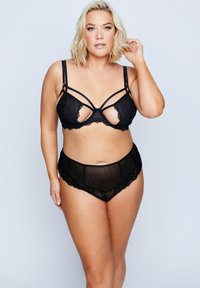 Ulla Popken - Underwired bra - black Thumbnail Image 1