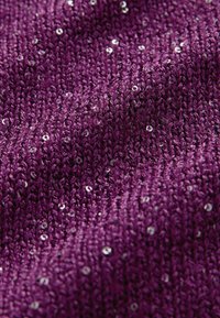 Next TALL FIT - SEQUIN EMBELLISHED SPARKLE BACK - Svetr - red burgundy berry