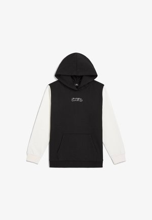 Džemperis su gobtuvu - black out colour block