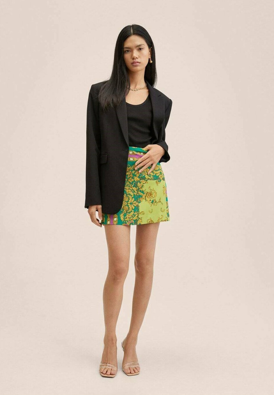 Mango GIAN - Gonna a campana - groen/verde - Zalando.it