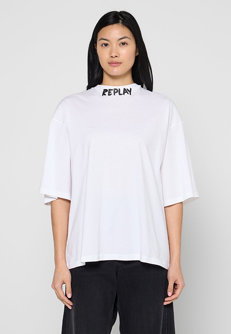 Replay T-shirt print wit