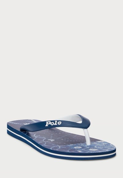 Polo Ralph Lauren BOLT PRINT UNISEX - Bazénové šmýkačky - indigo shibori patchwork