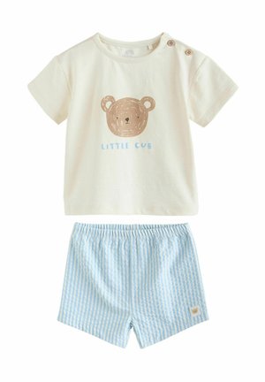 Next SET - T-shirt med print - blue bear