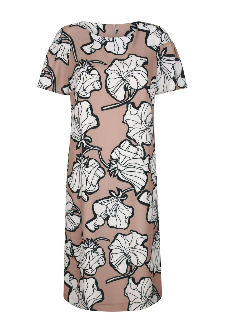 Damen Freizeitkleider | Alba Moda Freizeitkleid beige - JF09276 Damen Freizeitkleider | Alba Moda Freizeitkleid beige - JF09276