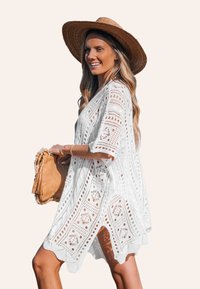 Cupshe ELEGANT COVER UP - Strandaccessoire - white