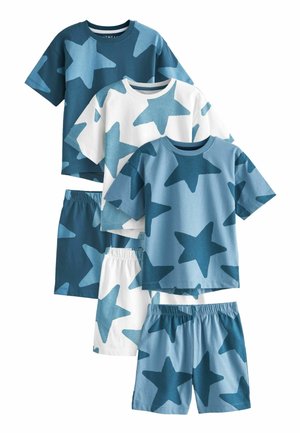 3 PACK  REGULAR FIT SET - Pyžamová súprava - navy blue white stars