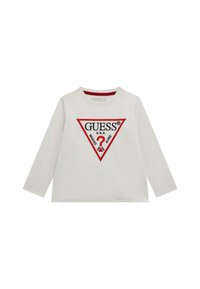 Guess LOGO-DREIECK - Pikkade varrukatega topp - weiß