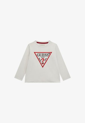Guess LOGO-DREIECK - Long sleeved top - weiß