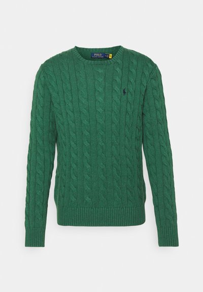 Polo Ralph Lauren CABLE-KNIT COTTON SWEATER - Camisola - verano green