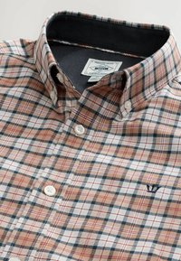 REGULAR FIT  SHORT SLEEVE OXFORD CHECK - Košile - neutral