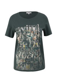 s.Oliver T-Shirt print - olivgrün