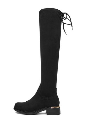 Cizme peste genunchi - black