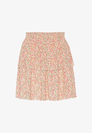 AMERICANDREAMS SALLY SHORT SKIRT - Φούστα σε γραμμή Α - light pink flower