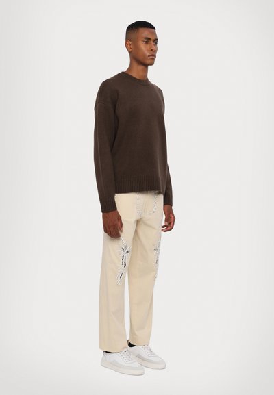 rag & bone CLARKSON CREW - Strickpullover - slatebrown