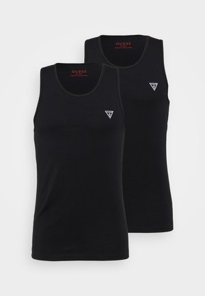 CALEB HERO TANK 2 PACK - Unterhemd/-shirt - jet black