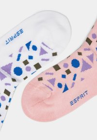 Esprit 2ER-PACK: MIT GEOMETRISCHEM MUSTER - Socken - white