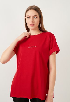 Print T-shirt - red
