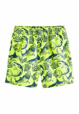 PRINTED REGULAR FIT - Šortky na plávanie - yellow shark