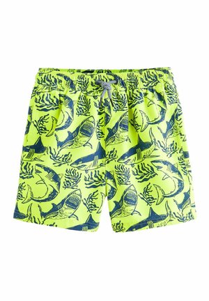 PRINTED REGULAR FIT - Zwemshorts - yellow shark