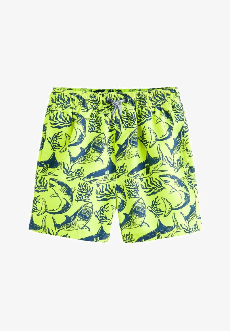 Next PRINTED REGULAR FIT - Swimming shorts - yellow shark