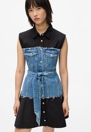 Robe en jean - washed blue-black