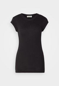 SHORT SLEEVE ROUND NECK - Basic T-shirt - black