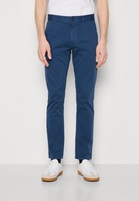 BOSS SLIM - Pantaloni chino - dark blue fourteen