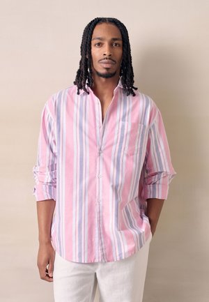 Next, REGULAR FIT - STRIPE LONG SLEEVE - Shirt - pink and blue