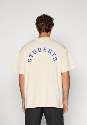 UNIVERSITY - T-shirts med print - nude