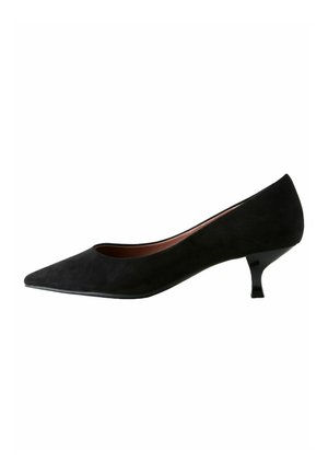 Next REGULAR FIT - FOREVER COMFORT POINT TOE KITTEN HEELS - Pumps - mottled black