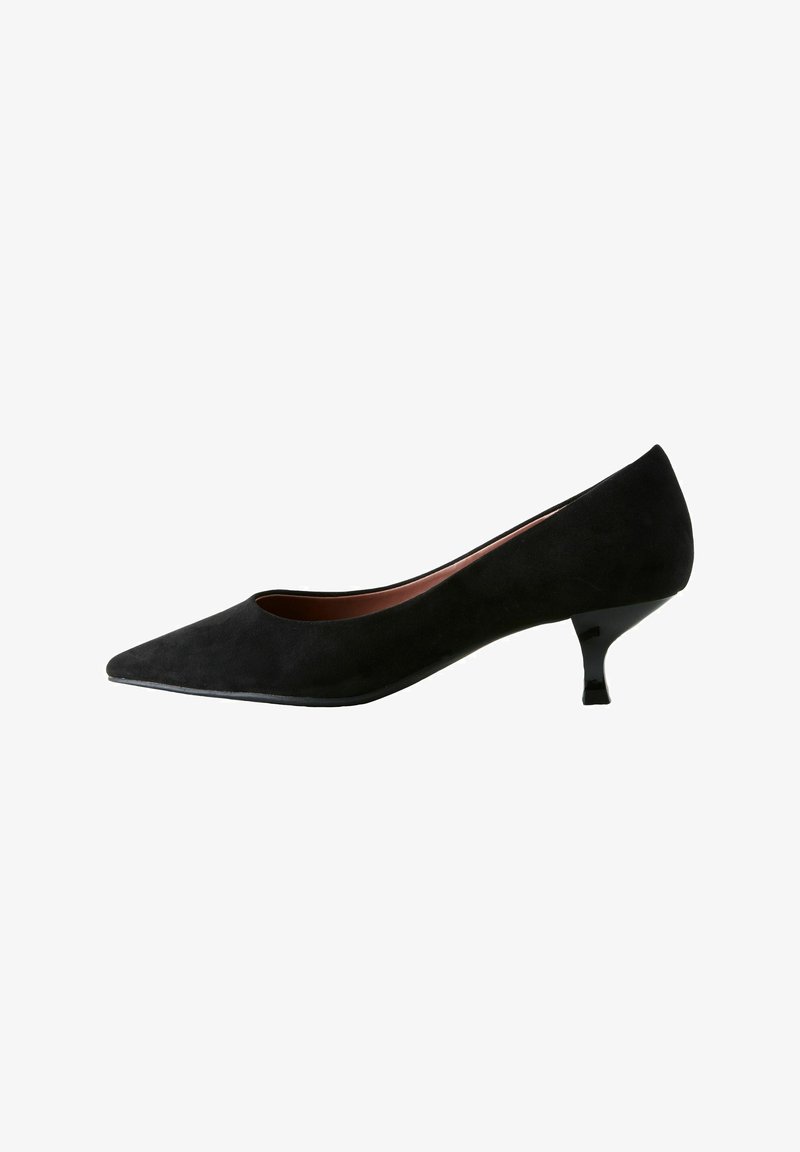 Next REGULAR FIT - FOREVER COMFORT POINT TOE KITTEN HEELS - Klasične cipele s visokom petom - mottled black