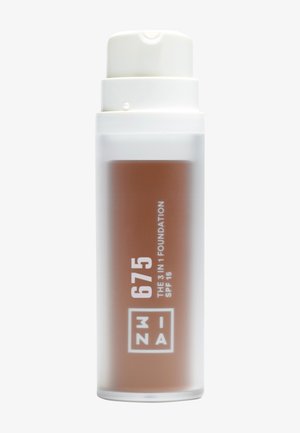 3ina THE 3 IN 1 FOUNDATION 647 - Fondotinta - 675 deep brown