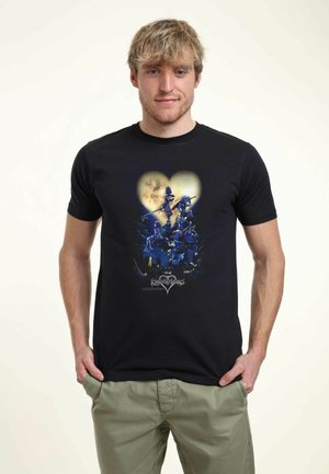 Disney KINGDOM HEARTS POSTER LOGO - T-shirt z nadrukiem