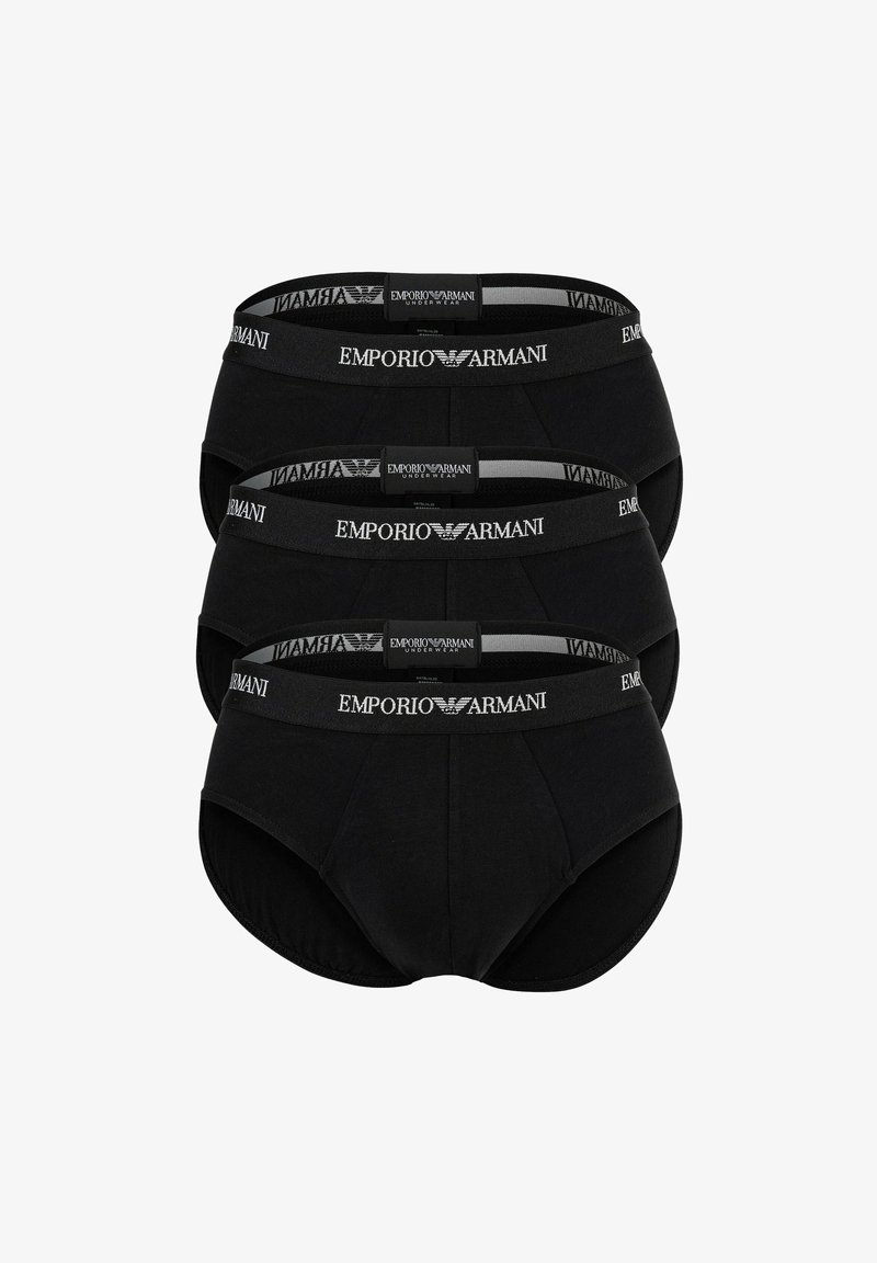 Emporio Armani 3 PACK PARTE BASSA - Kalhotky - schwarz