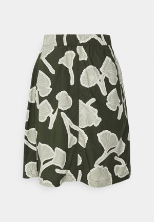 SKIRT A-SHAPE CUTLINES SHORT LENGTH PRINTED - A-line skirt - multi