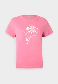 CREW NECK - Print T-shirt - bright rose