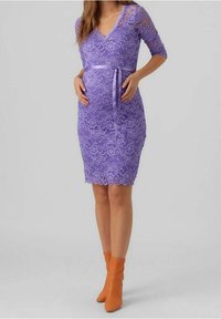 MAMALICIOUS Koktejlové šaty / šaty na párty - purple