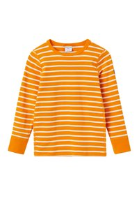 Polarn O. Pyret STRIPED   - Pitkähihainen paita - dark cheddar