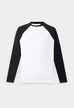 YOURTURN by Zalando, UNISEX - Μπλούζα με μακριά μανίκια - white/black