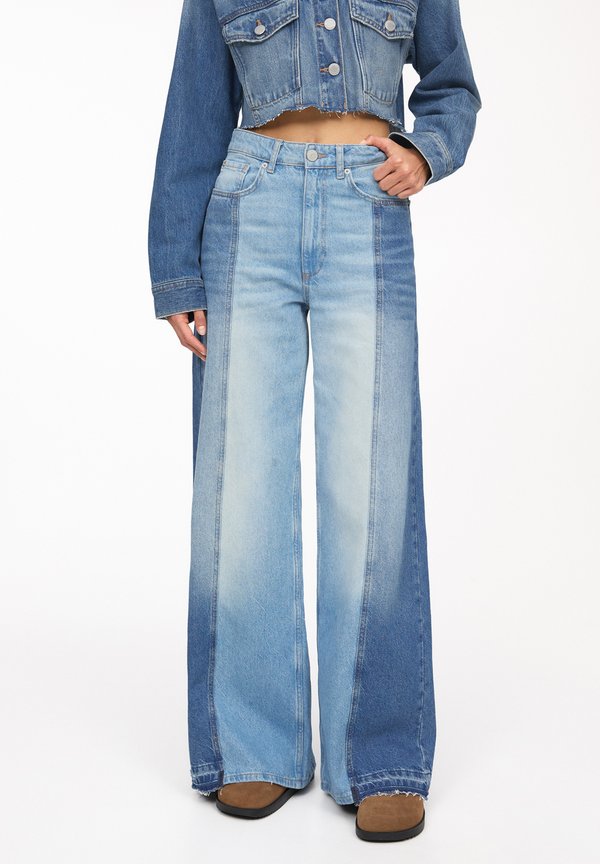 WIDE-LEG PATCHWORK  - Wide Leg