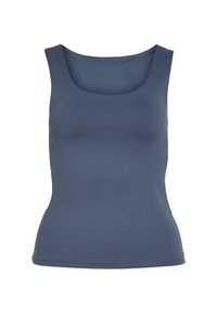 VIKENZA U-NECK REV NOOS - Linne - vintage indigo