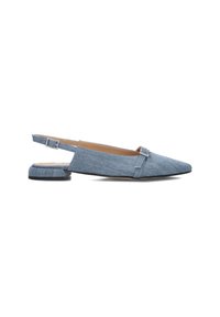 Notre-V Slingback ballerina´s - blauw