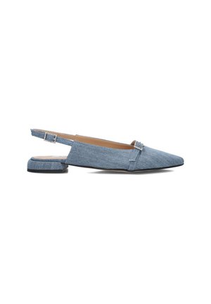 Slingback ballerina´s - blauw